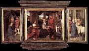 Hans Memling Triptych of Jan Floreins oil painting artist